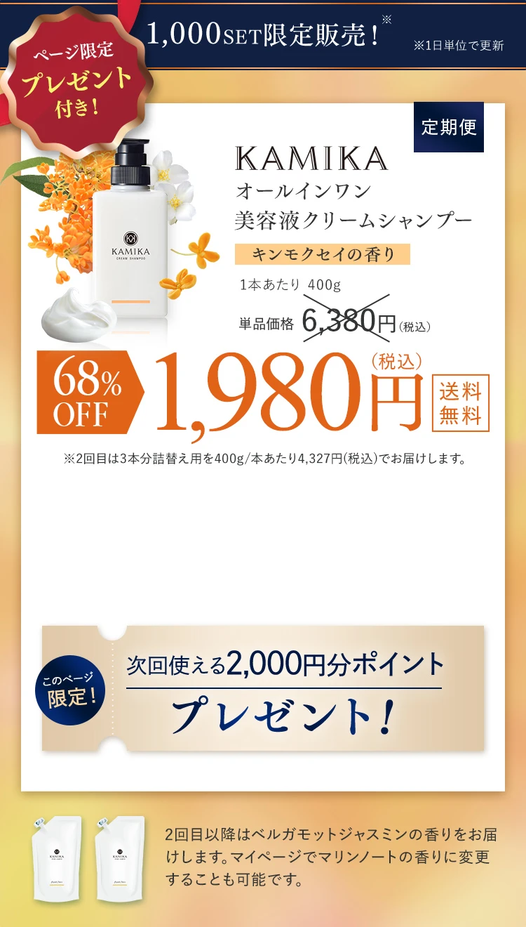 美髪チャレンジコース